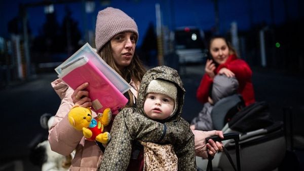 Война на Украине, день второй. Фотографии