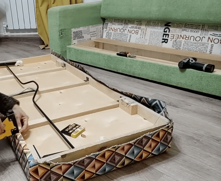 Классное обновление старого дивана
