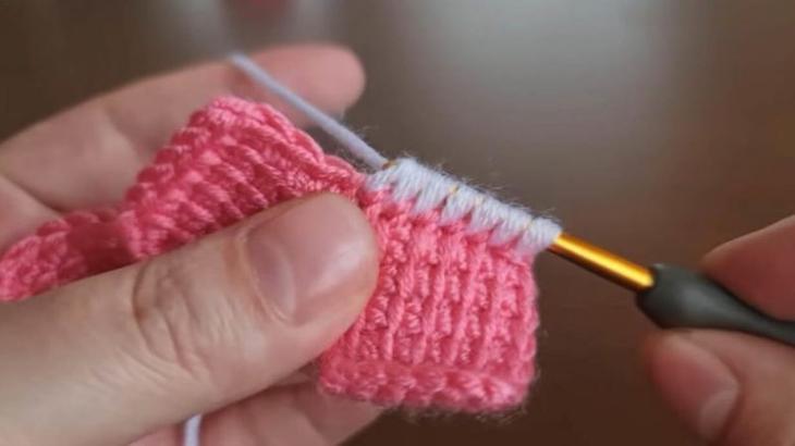 Очень красивое тунисское вязание