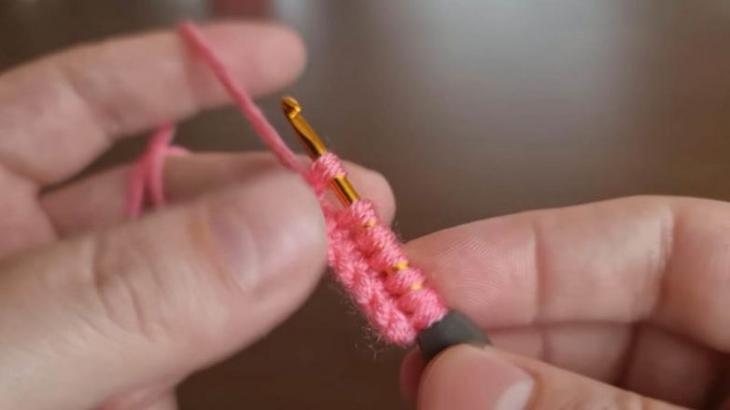 Очень красивое тунисское вязание