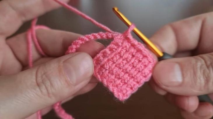 Очень красивое тунисское вязание