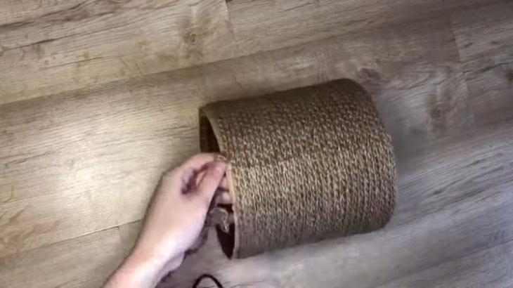 Органайзер-корзинка из картона