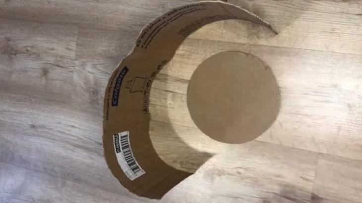 Органайзер-корзинка из картона