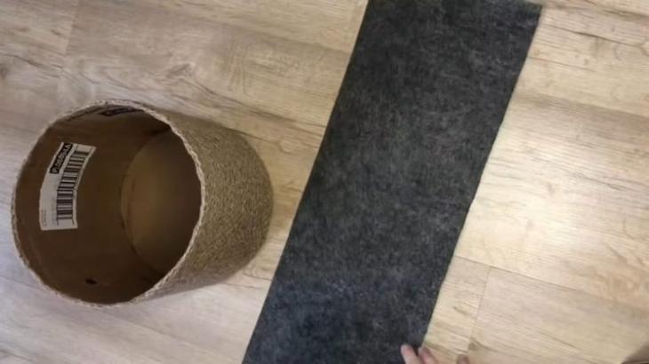 Органайзер-корзинка из картона