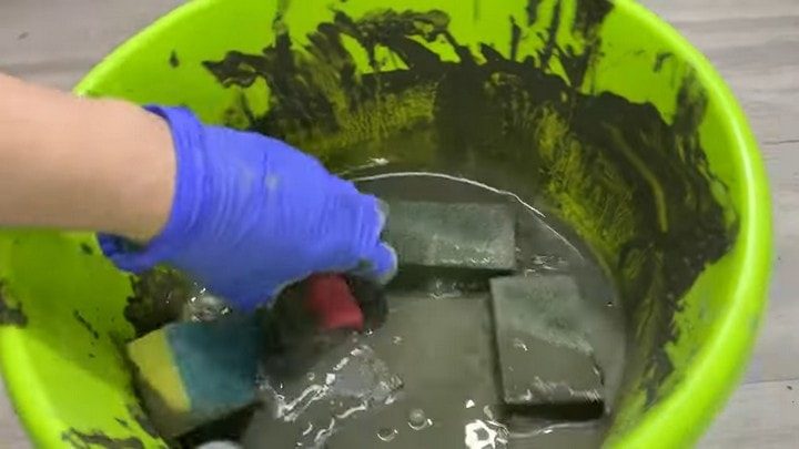 Оригинальное применение хозяйственным губкам