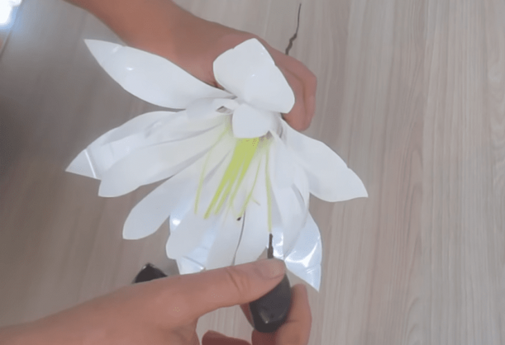 Оригинальный декор из пластиковых бутылок