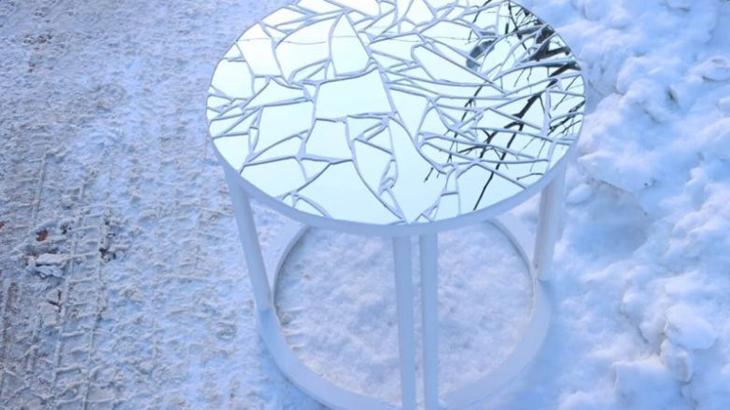 Отличное применение разбитого зеркала