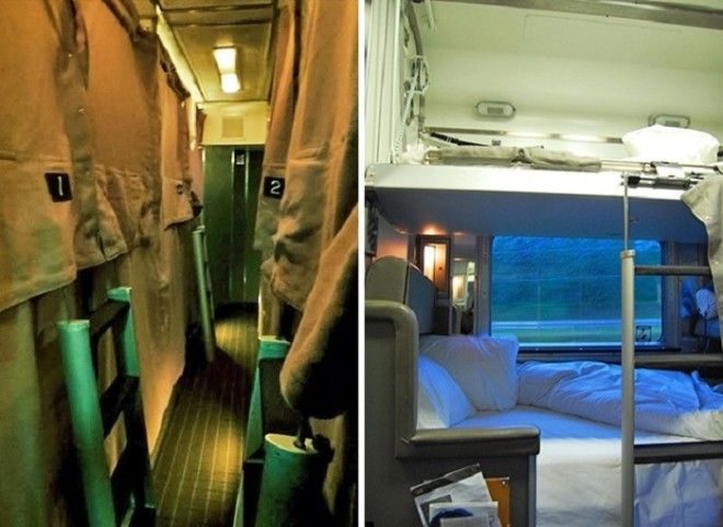 Плацкартные вагоны разных стран