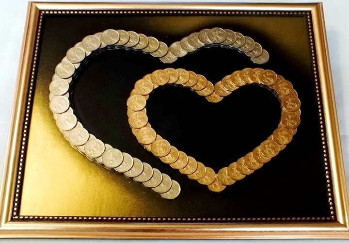 Поделки из монет своими руками