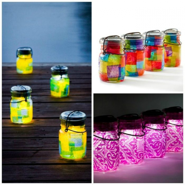 Садовые светильники, которые можно сделать своими руками