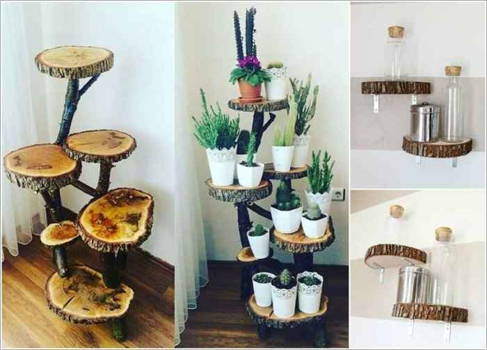 Спилы дерева в оформлении дома и двора: вдохновляющие идеи и тонкости использования