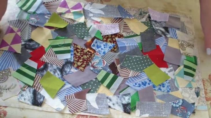 Старая полка в технике "пицца"