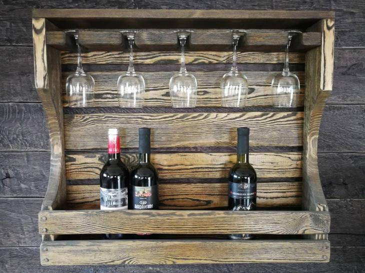Винная полка — фото лучших идей