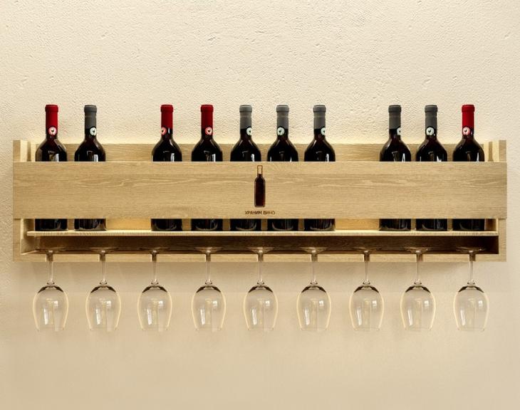 Винная полка — фото лучших идей