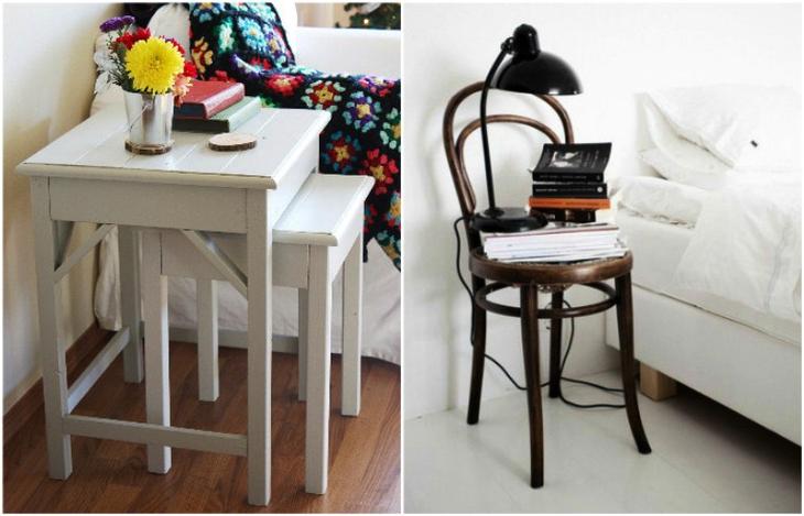 12 идей прикроватных тумбочек своими руками