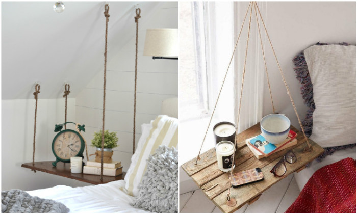 17 эффектных прикроватных тумбочек, которые можно легко сделать своими руками