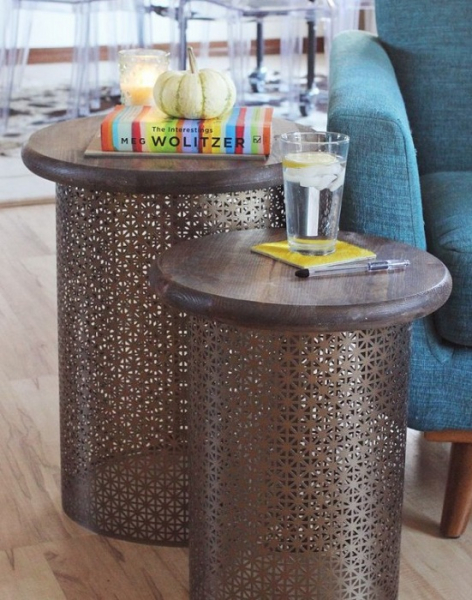 18 столиков, сделанных своими руками, которые преобразят интерьер