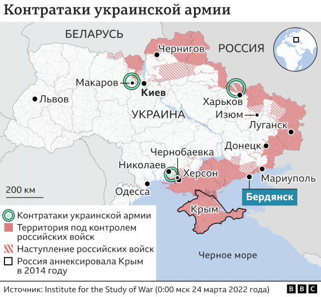 Какие территории украины под контролем россии карта