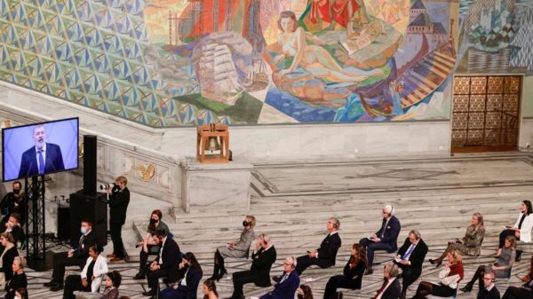 "Иноагенты", пытки и Навальный. О чем главред "Новой Газеты" Дмитрий Муратов сказал в нобелевской речи