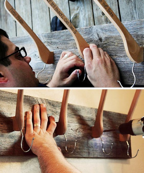 50 Оригинальных вешалок, которые вы захотите сделать самостоятельно