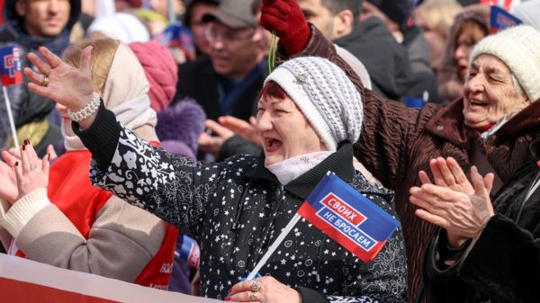 Митинг-концерт "Крымская весна" в Лужниках. Фотографии