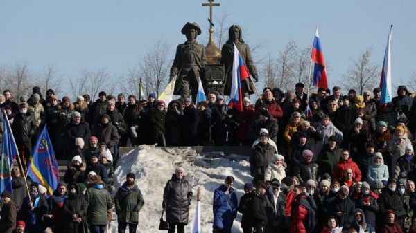 Митинг-концерт "Крымская весна" в Лужниках. Фотографии
