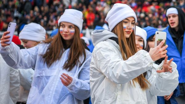 Митинг-концерт "Крымская весна" в Лужниках. Фотографии