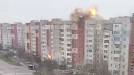 Видео: война на Украине, день шестой