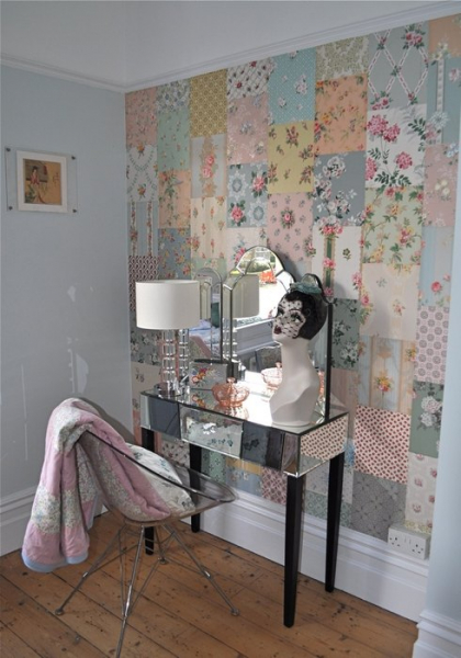 Что делать с остатками обоев: 13 идей и 30 примеров