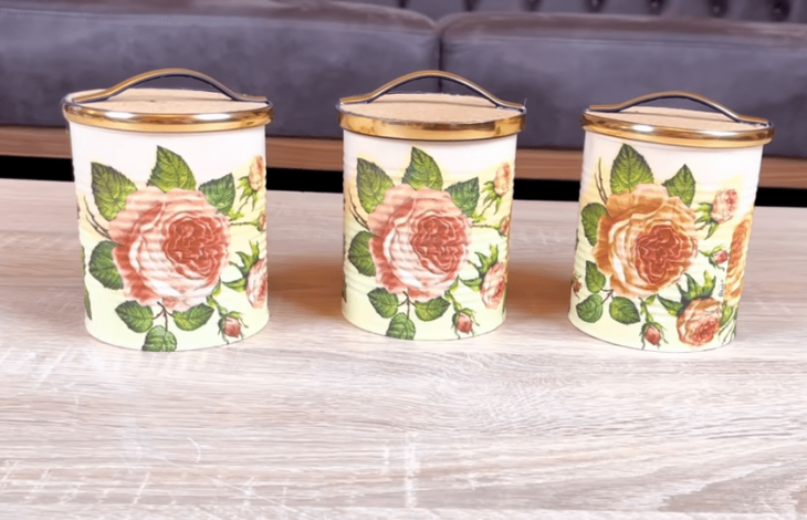 Декор жестяных банок