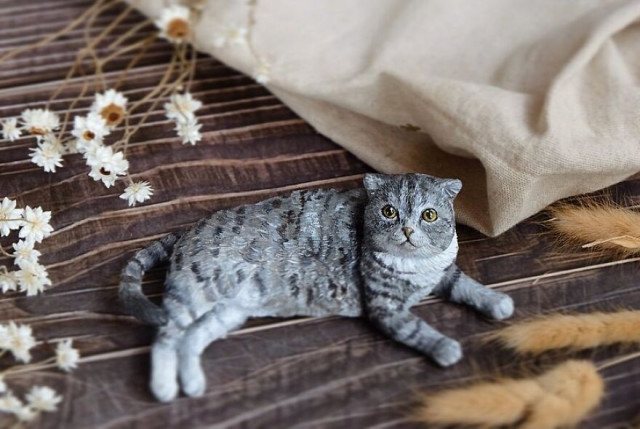 Крошечные скульптуры животных, созданные из глины талантливой вьетнамской художницей