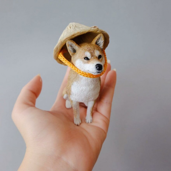 Крошечные скульптуры животных, созданные из глины талантливой вьетнамской художницей