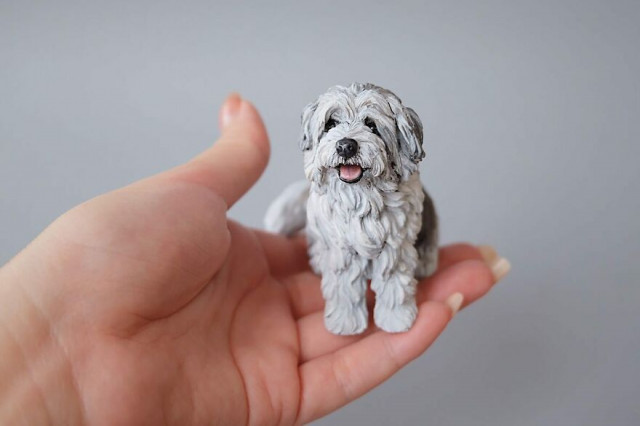 Крошечные скульптуры животных, созданные из глины талантливой вьетнамской художницей