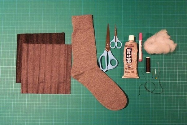 Поделки из одинокого носка