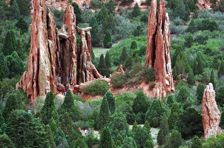 Сад Богов: уникальный природный парк в штате Колорадо