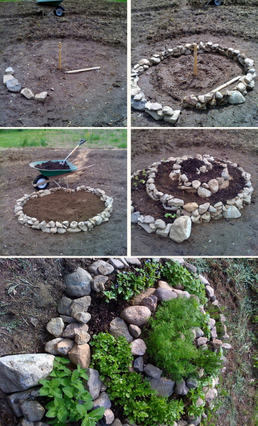 Создаем великолепные клумбы из подручных материалов