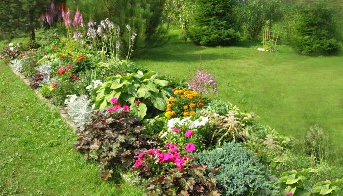 Создаем великолепные клумбы из подручных материалов