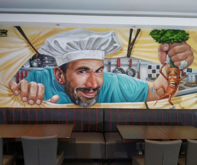 Трёхмерные граффити французского уличного художника Braga Last One