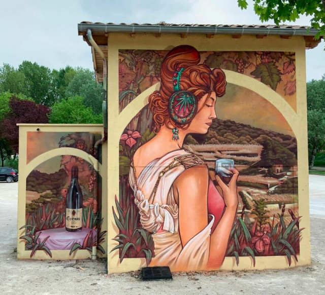 Трёхмерные граффити французского уличного художника Braga Last One