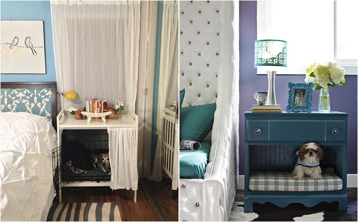 15 стильных кроватей-тумбочек для домашних питомцев