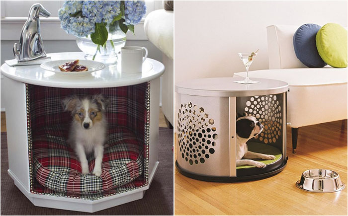 15 стильных кроватей-тумбочек для домашних питомцев