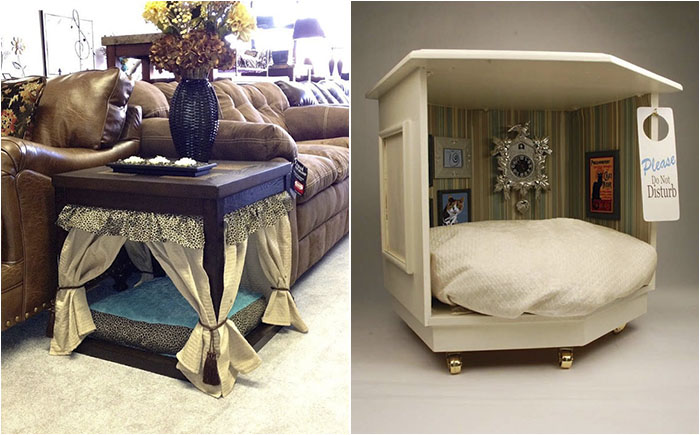 15 стильных кроватей-тумбочек для домашних питомцев
