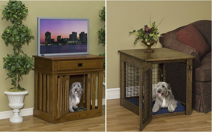 15 стильных кроватей-тумбочек для домашних питомцев