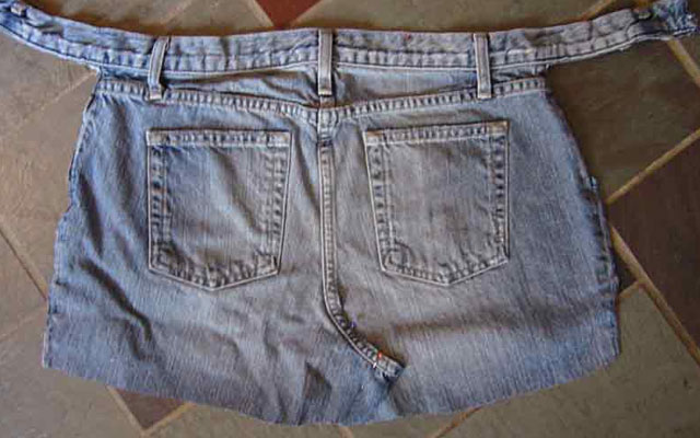 Что можно сделать из старых джинсов