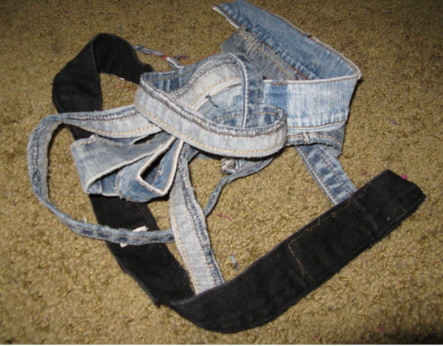 Что можно сделать из старых джинсов