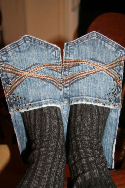 Что можно сделать из старых джинсов