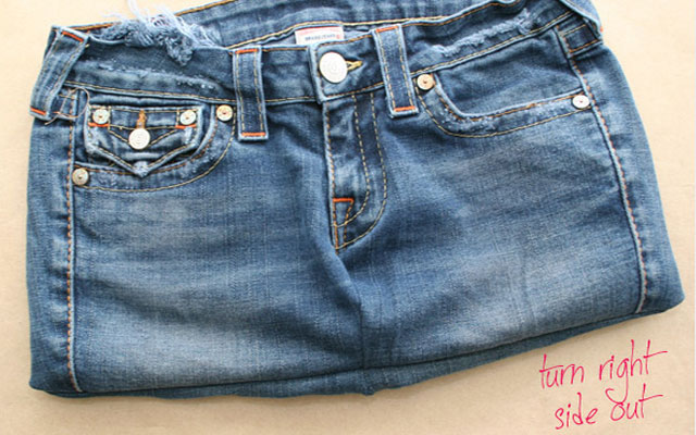 Что можно сделать из старых джинсов