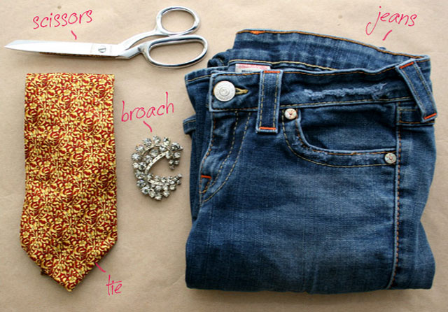 Что можно сделать из старых джинсов