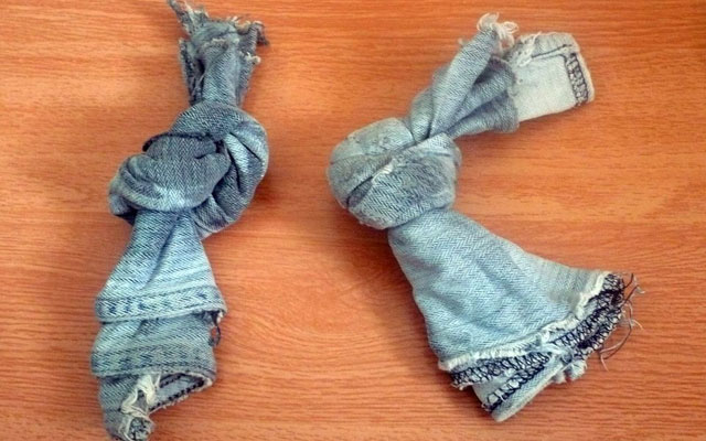 Что можно сделать из старых джинсов