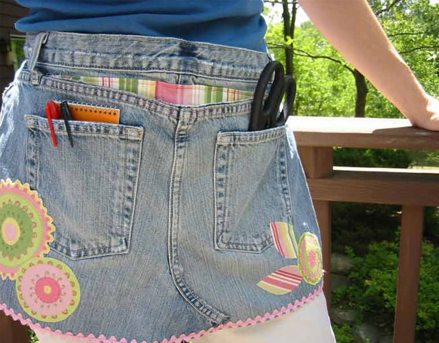Что можно сделать из старых джинсов